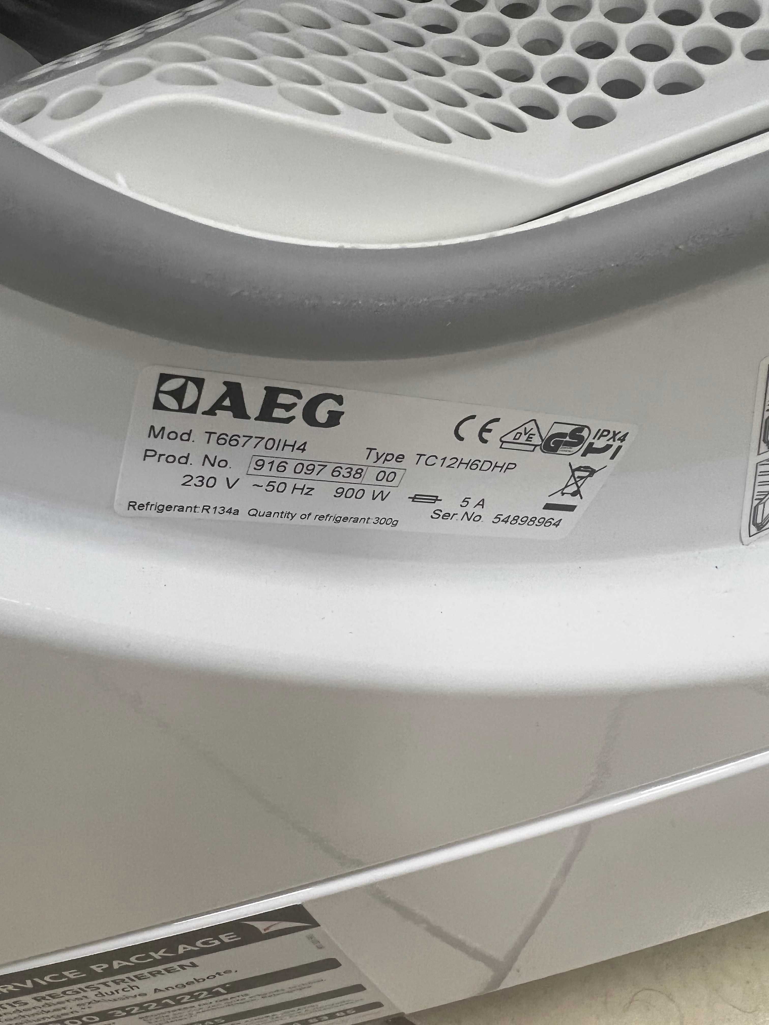 Сушилня AEG Protex T66770IH4 7kg./8kg. A+++