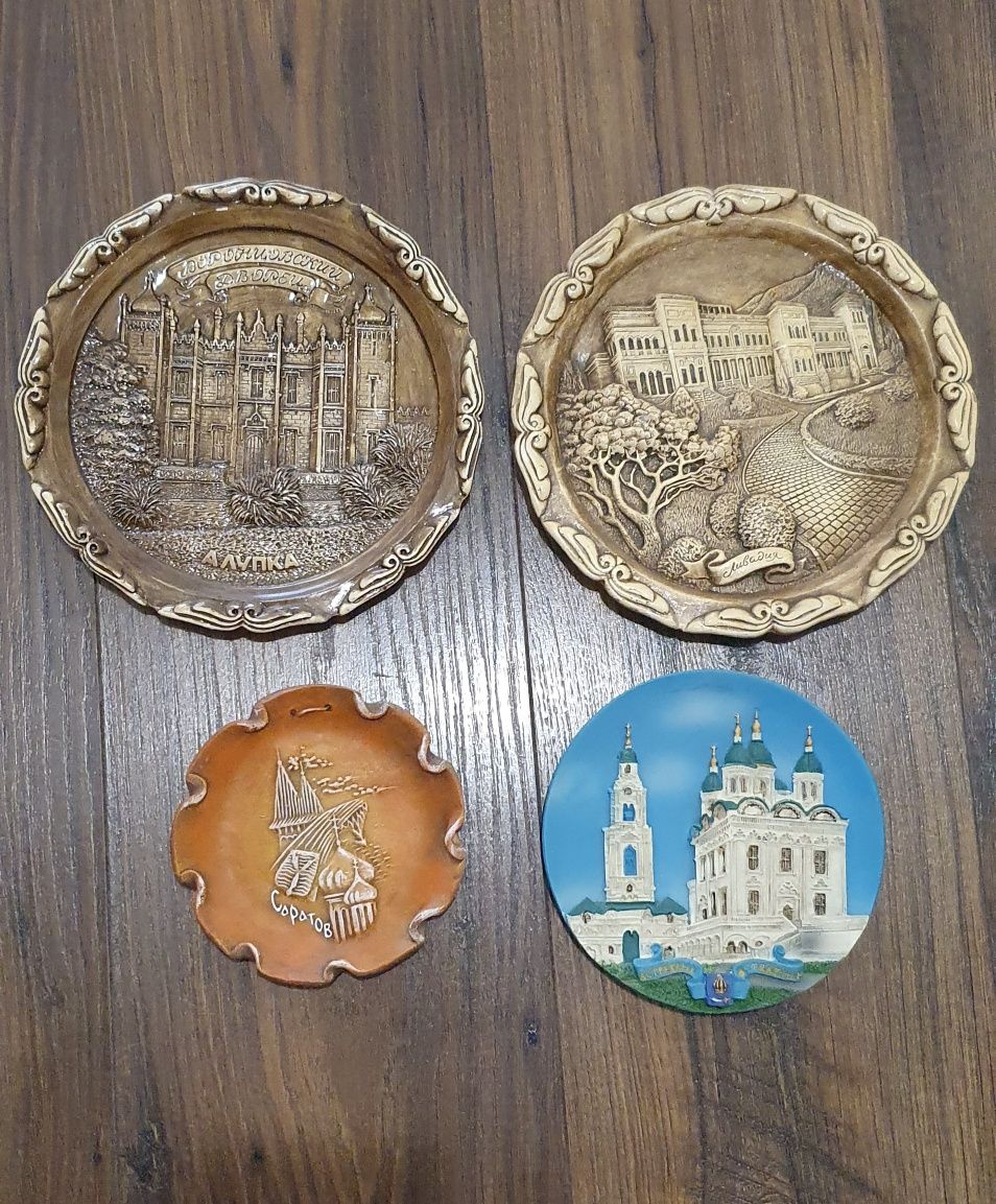 сувенирные тарелки из глины(глиняные тарелки).