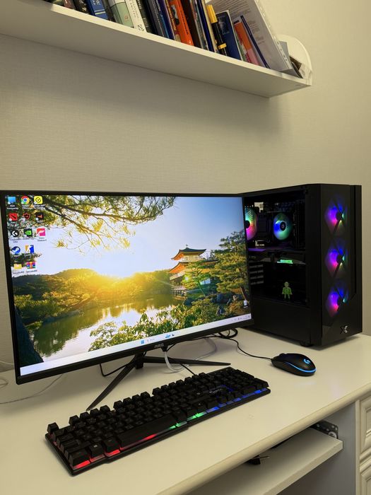 Компьютер игровой комплек i5 12400f rtx3060 12 gb