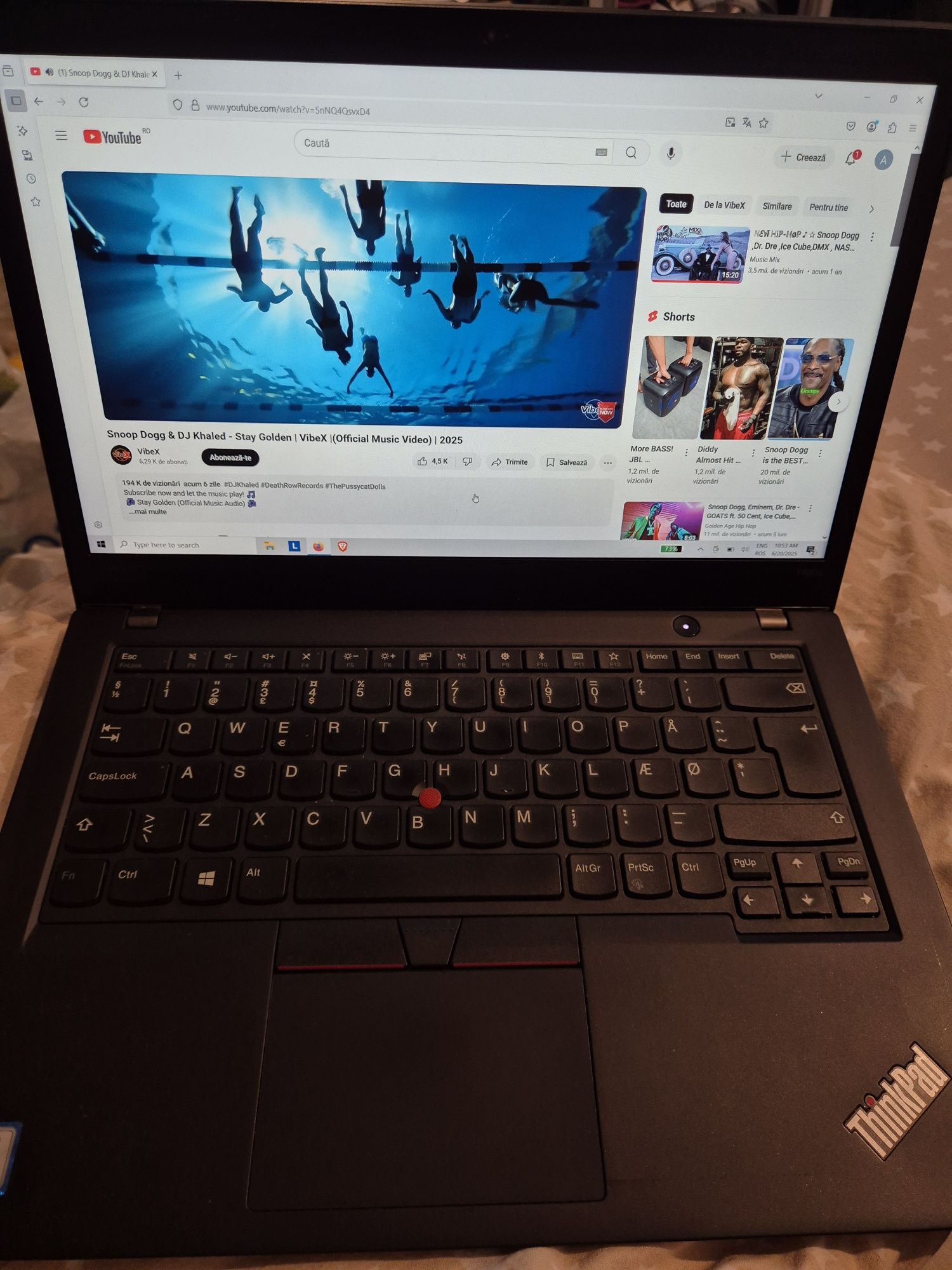 Laptop Lenovo ThinkPad T480s I5 16gbram touchscreen