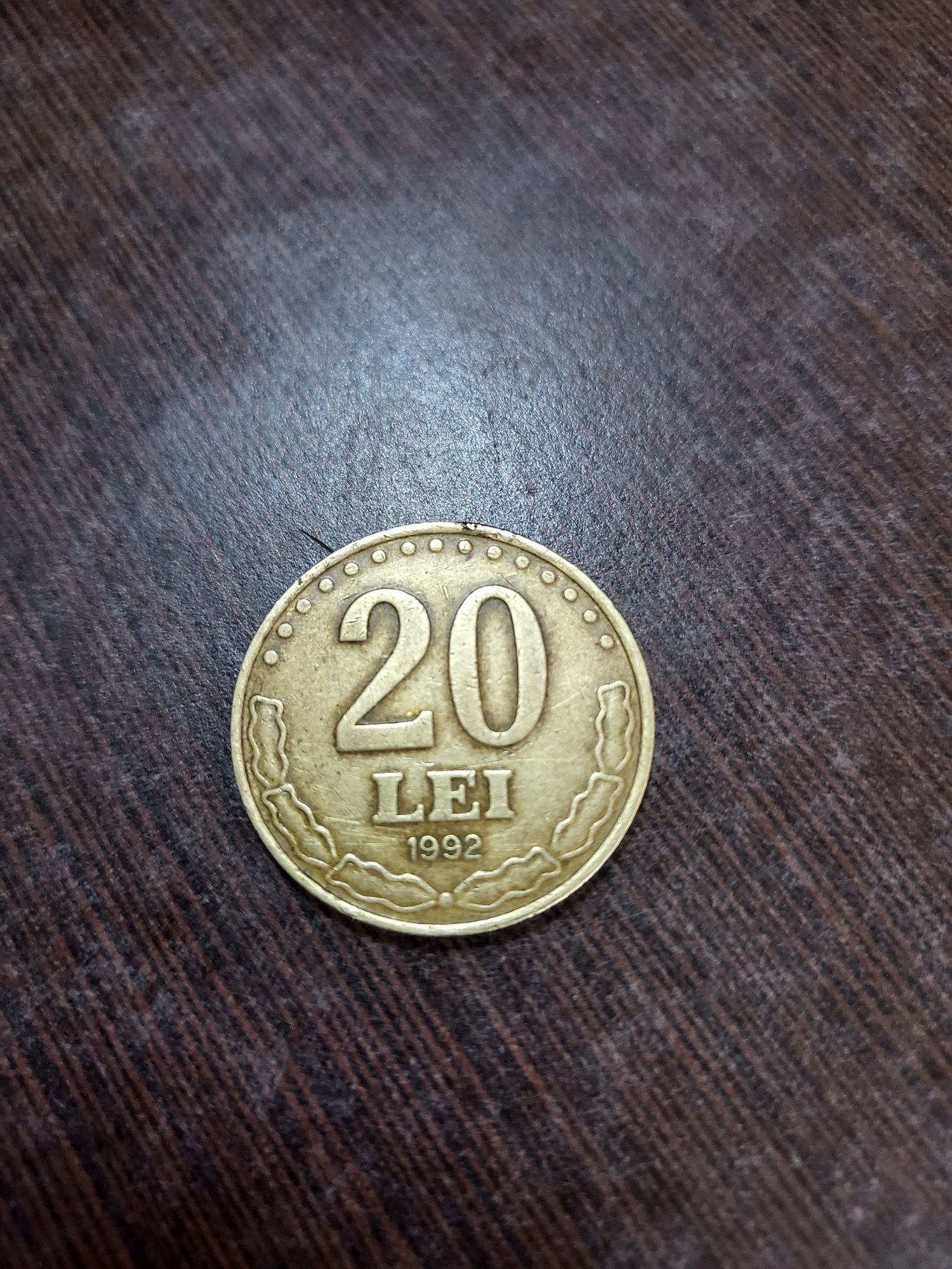 Vand Moneda 20 lei anul 1992