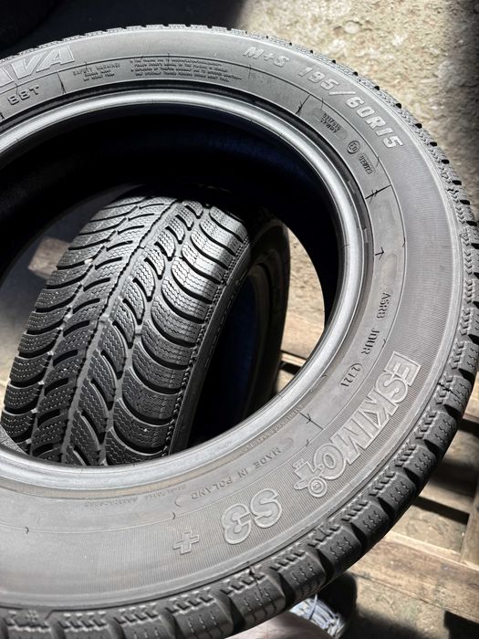 2x Anvelope Iarna 195/60 R15 - Sava Eskimo S3+