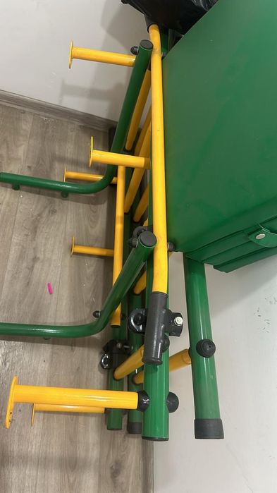 Шведская стенка, с канатом