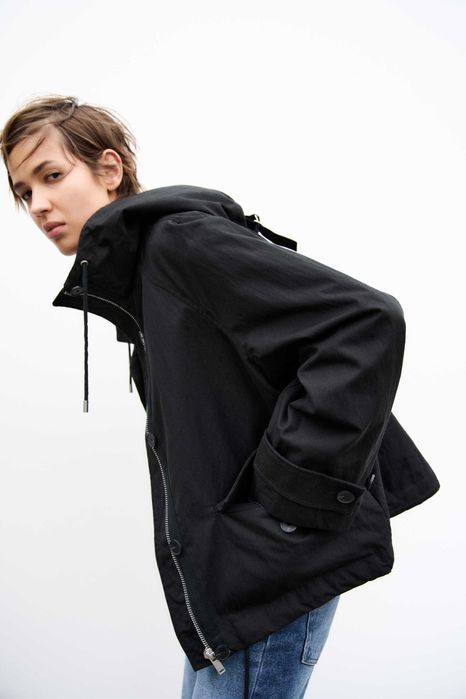 ZARA ZW Collection куртка с капюшоном