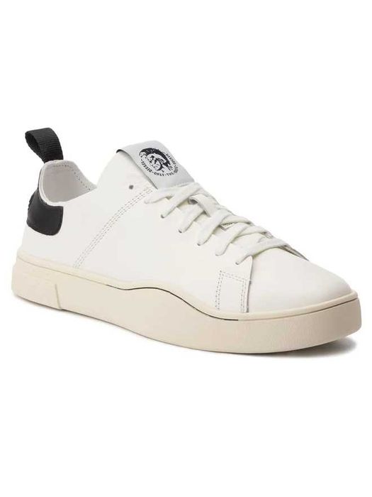 Мъжки обувки Diesel S-Clever, Bianco бели от ест. кожа , 44 номер