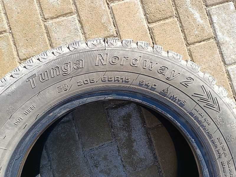 Шины 205/65 R15 - "Tunga Nordway 2" (Россия), шипованные.