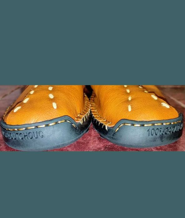 Ghete din piele naturală cusuți manuali