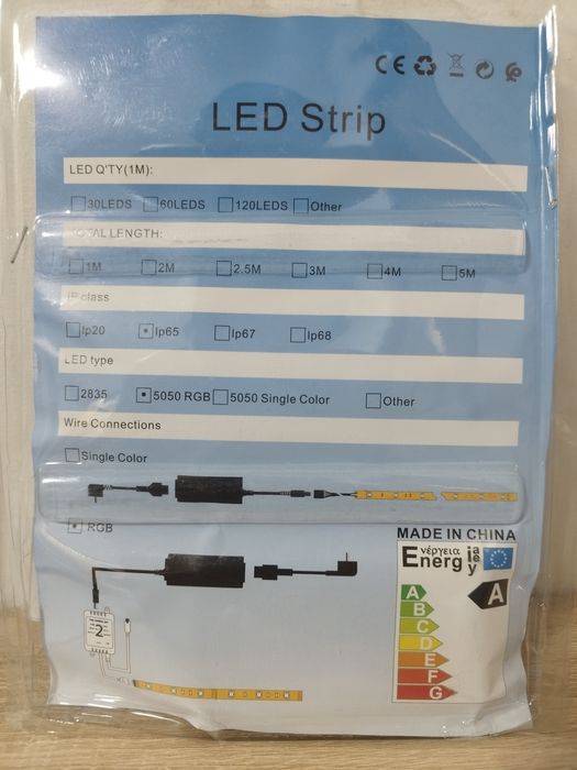 Kit Complet Banda Led 5050, Telecomanda