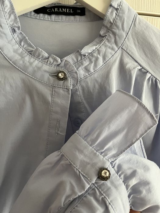 Bluze de culoare alba/bleu