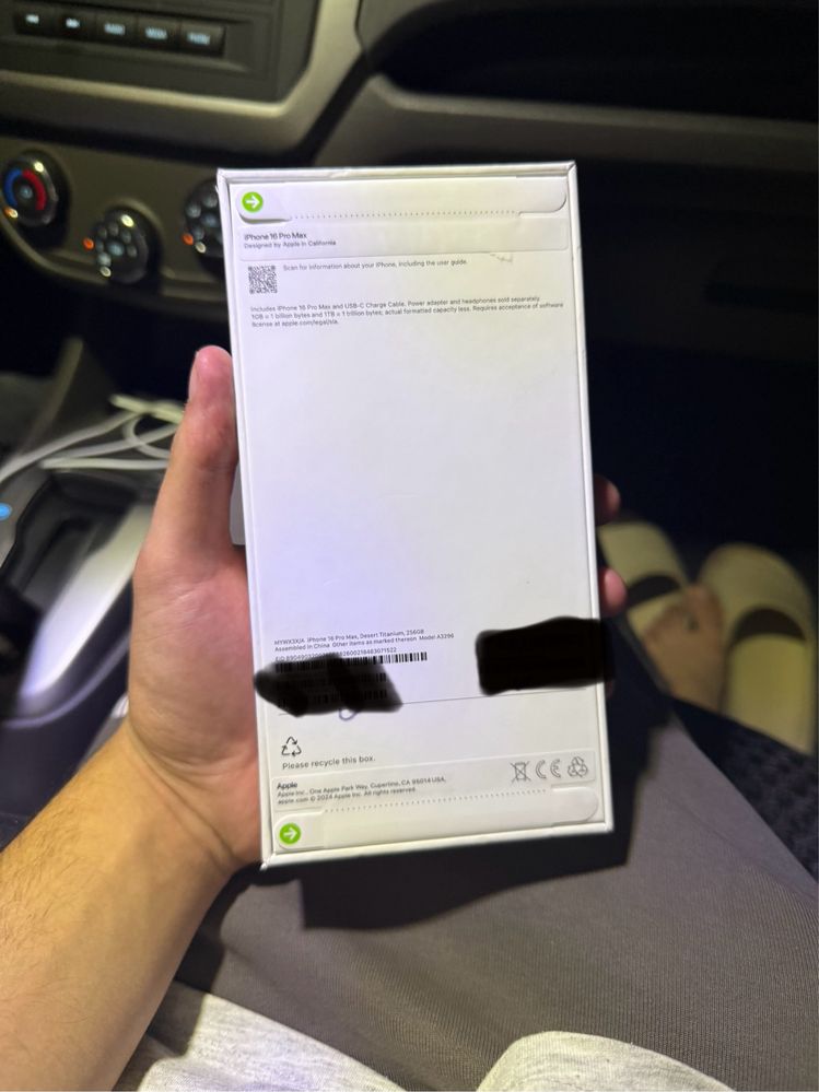 iphone 16pro max 256talik yangi pachka ochilmagan