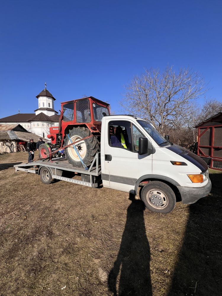 Tractari auto Pitesti Non-Stop, Transport marfa pe platforma,