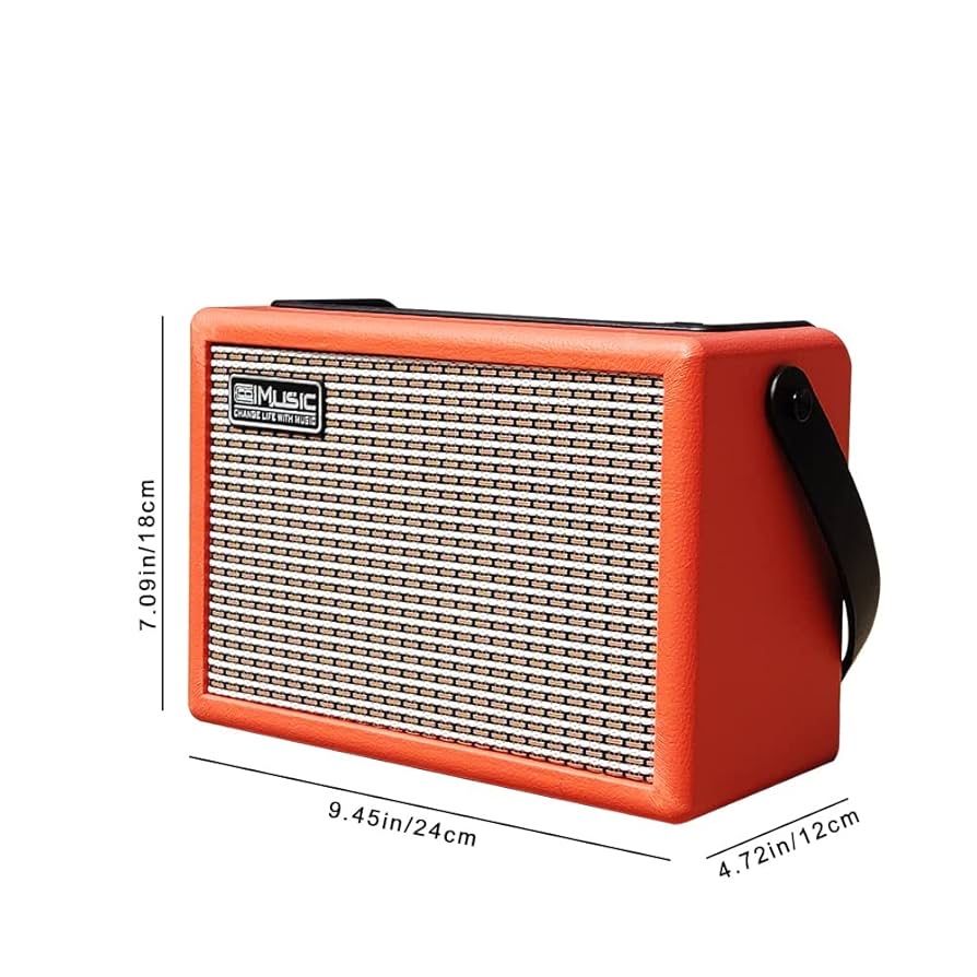 Усилвател за китара Coolmusic 15G, Преносим Bluetooth,