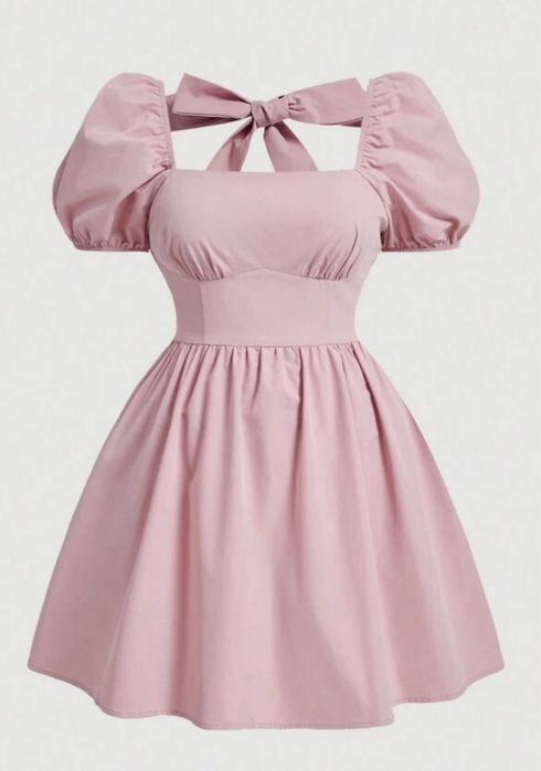 Rochie roz (se leaga la spate)