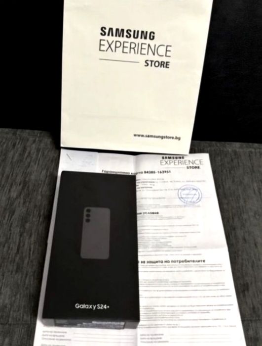 512GB Samsung S24 Plus Experience Store Гаранция 2026 s24 GRAY / Сив