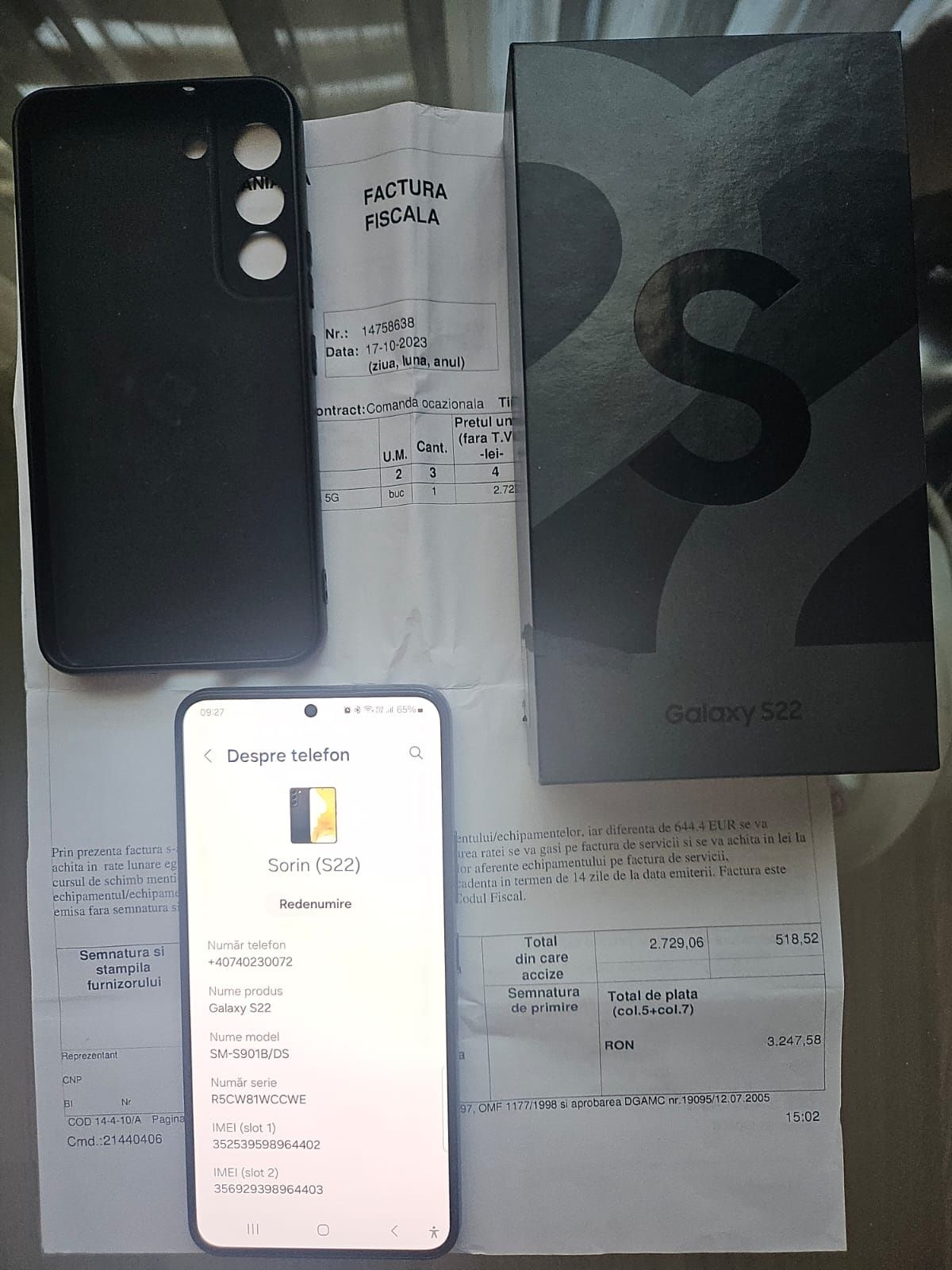 Samsung Galaxy S22 Black 5G
