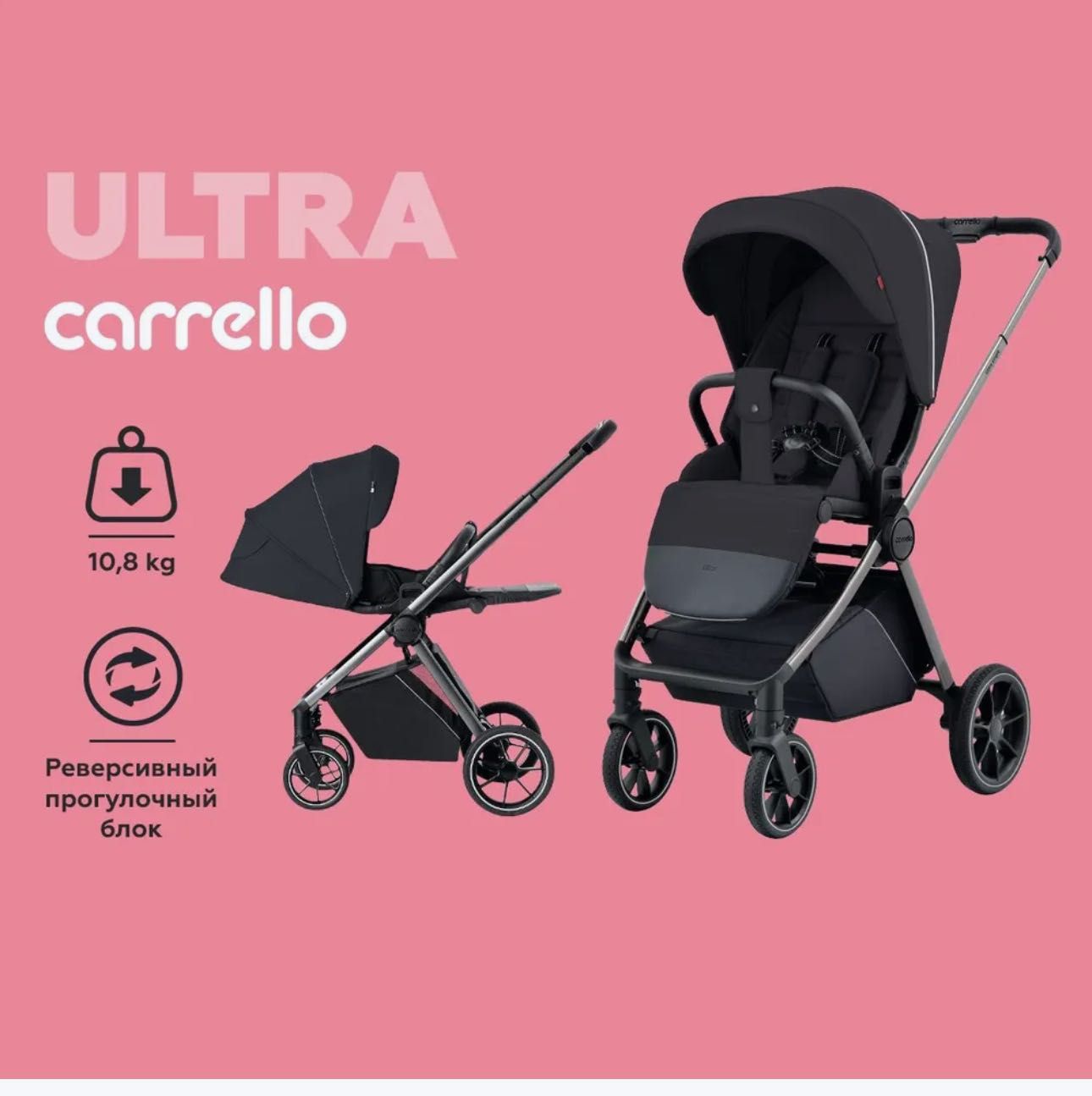 Прогулочная коляска Carrello Ultra