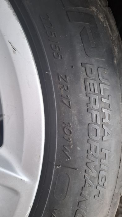 Jante 17 inch 5x122, AUDI / VW / MERCEDES cu anvelope 225 55 ZR17