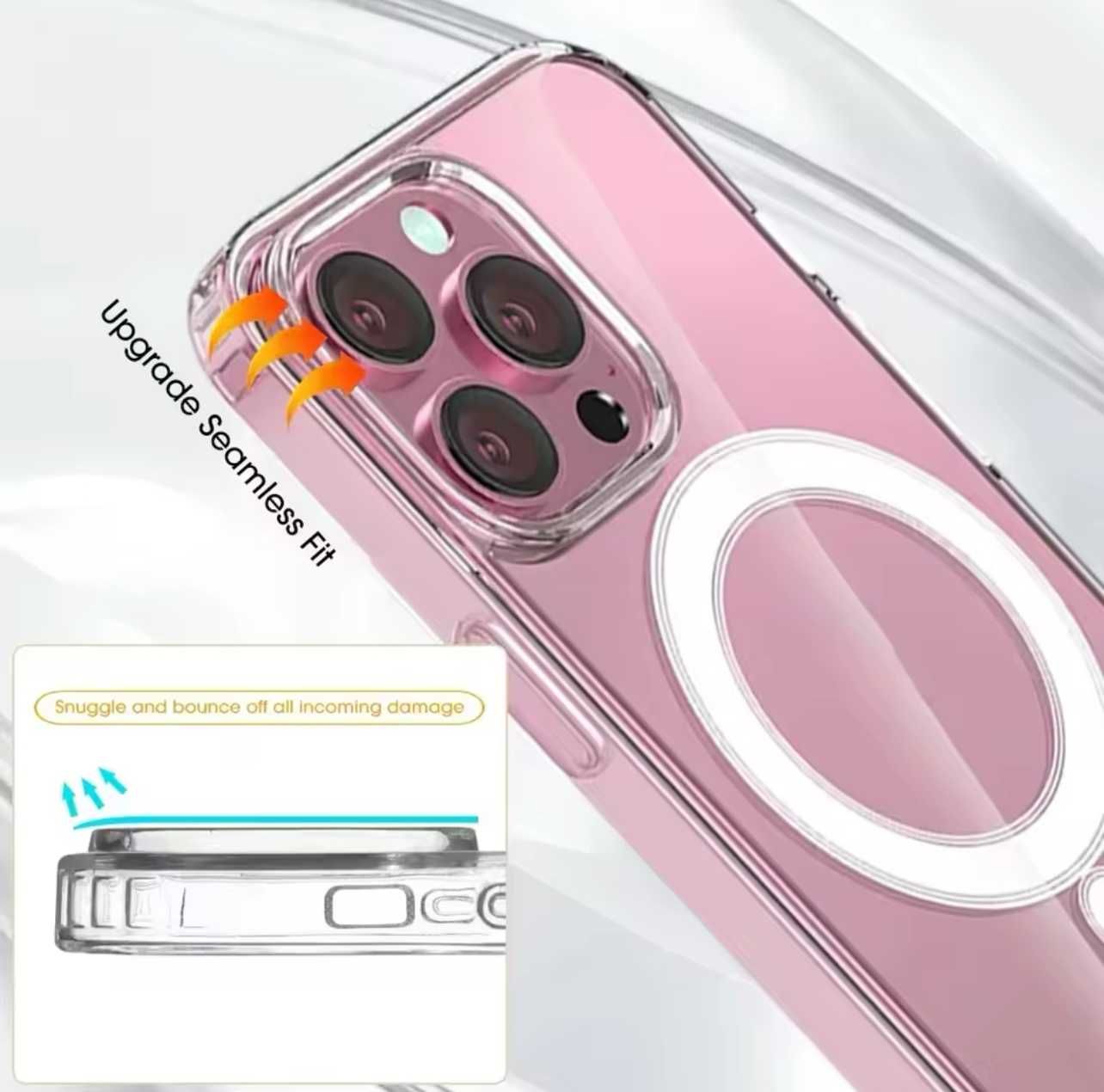 Husa din silicon MagSafe pt. iPhone 16 / 16 Plus / 16 Pro / 16 Pro Max