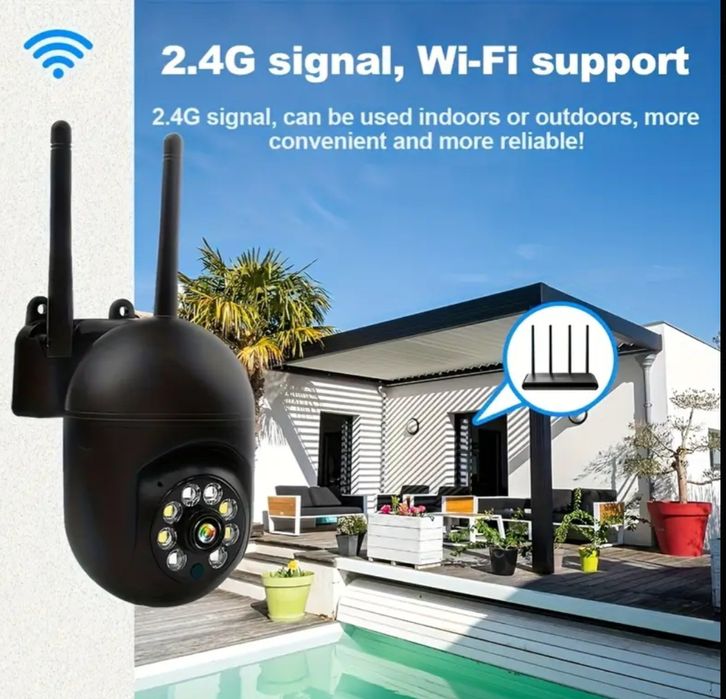 Camera Wifi 360 cadou Card 32GB si Cititor carduri dublu usb