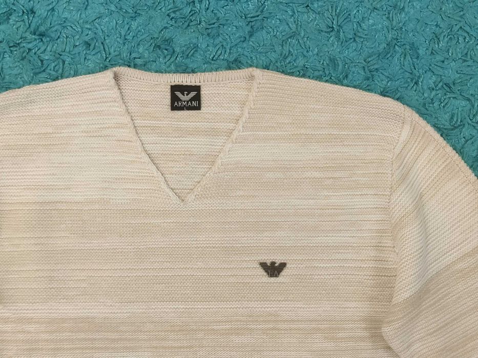 Pulover Emporio Armani - Beige Knitt