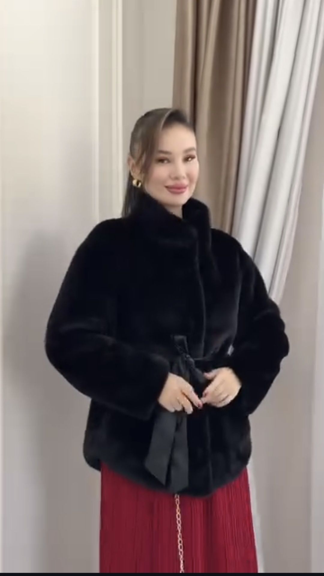 Эко шубка размер L