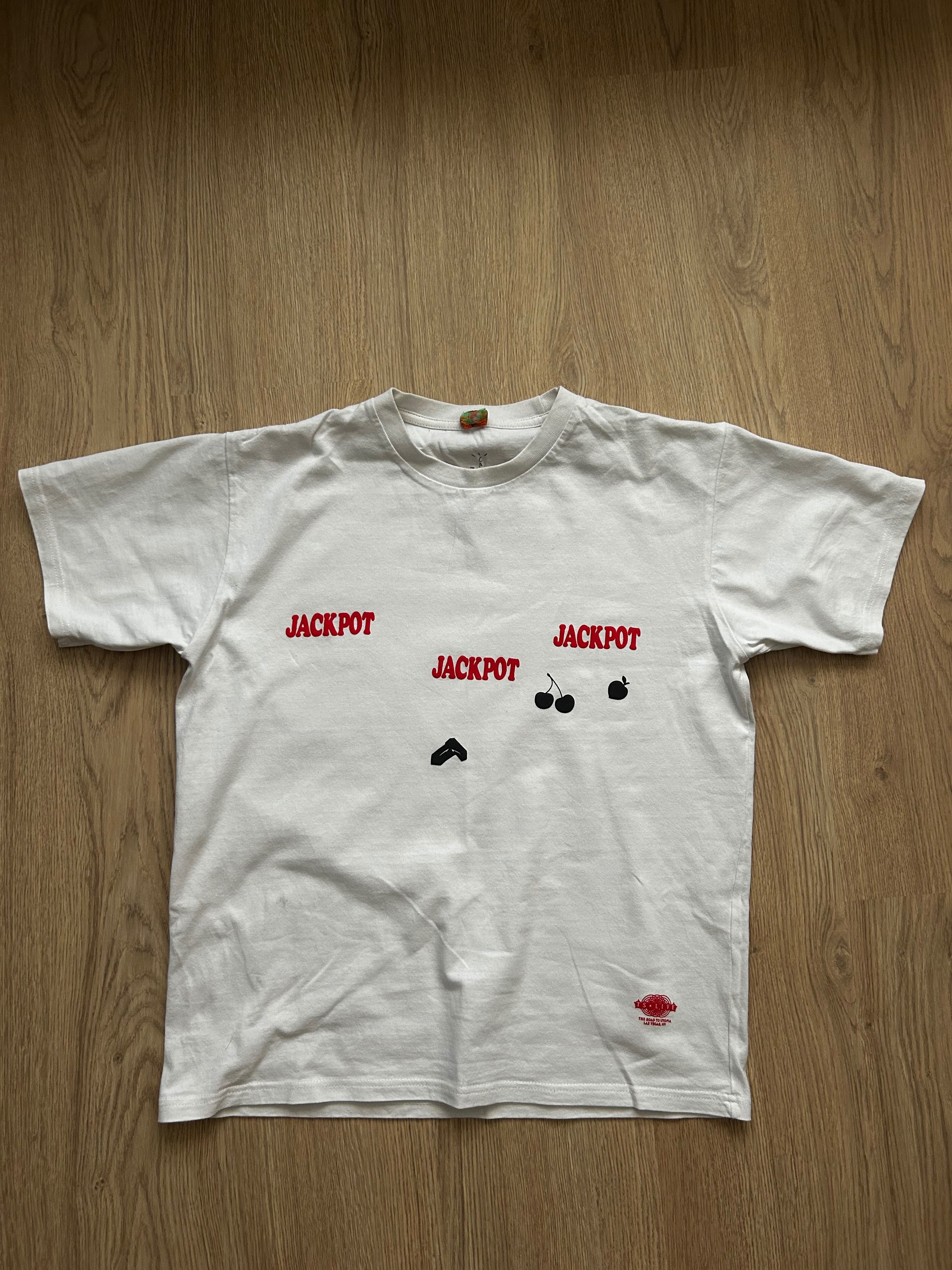 Travis Scott jackpot white tee