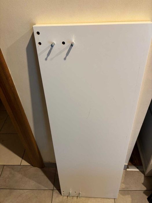Pat copii Ikea alb 90x200 cu somiera si saltea inclusa