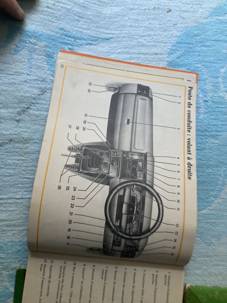 Carte manual Renault 11