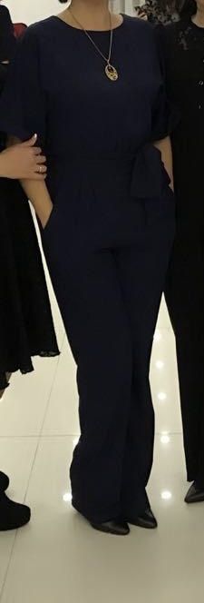 Тёмно-синий комбинезон