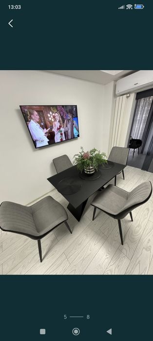 Masa extensibila + 4 scaune