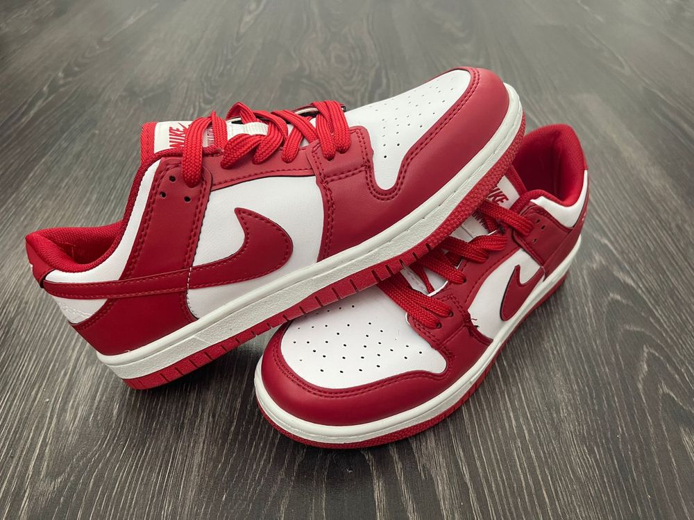 Adidasi NIKE Dunk Low Retro Red & White | Chicago | Model Nou