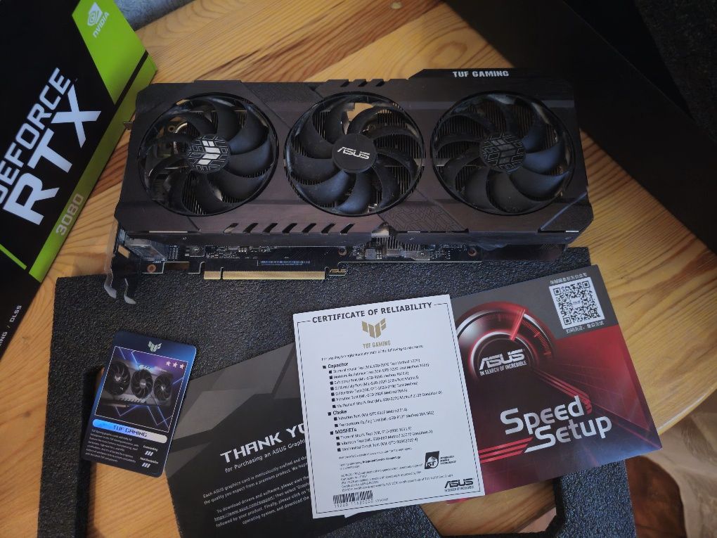 RTX Asus TUF Gaming 3080
