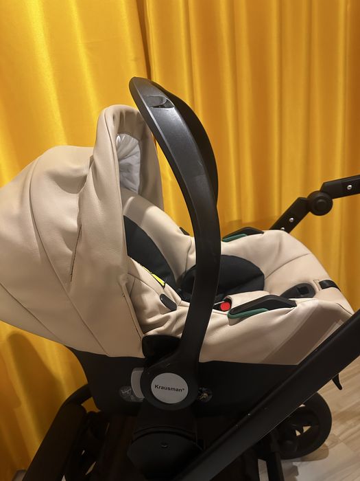 Cărucior 3 in 1 Krausman Topaz Lux Beige