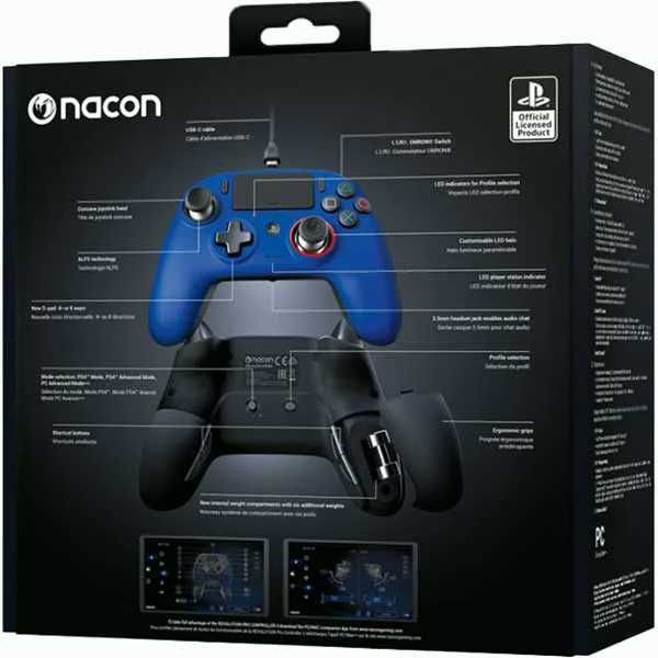 Controller PS4 NACON Revolution Pro 3 Blue nou sigilat garantie