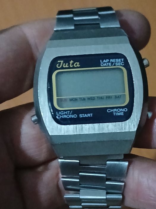 Ceas digital vechi Juta [Germany], Alarm Chronograph, carcasă solidă