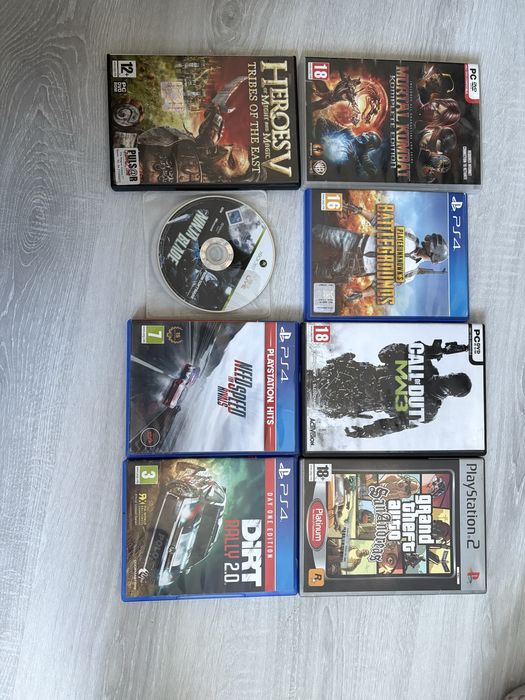 Vand jocuri  de playstation/xbox/pc+alte jocuri