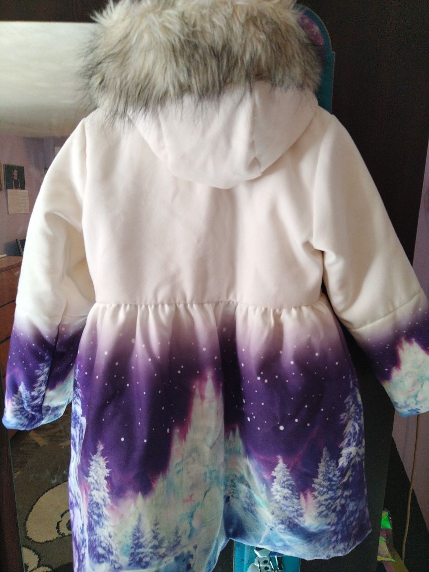 Зимно детско палто с качулка Doniceta