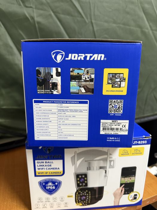 Camera de supraveghere Dubla JORTAN 8293,wi-fi,ip 66,full hd wirelles
