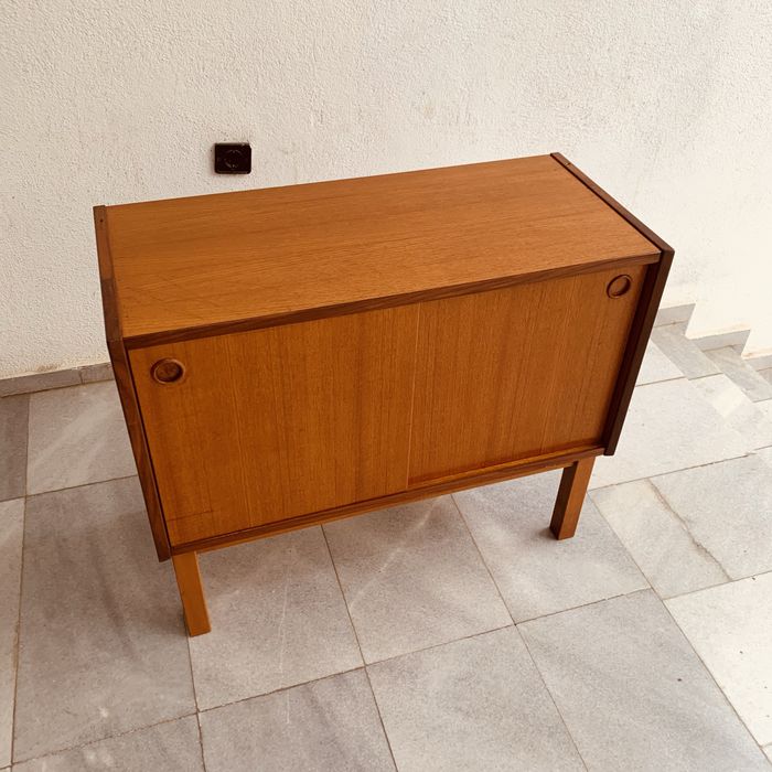 Скрин от тиково дърво, Швеция, 1960 г