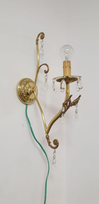 Accesoriu decorațiune lumina vintage colectie bronz alama Franța 1930