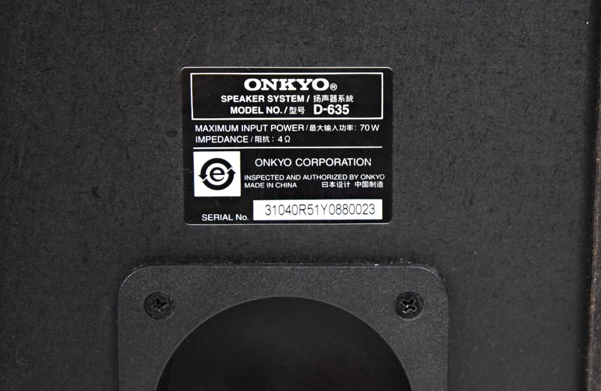 Boxe de raft Onkyo D-635