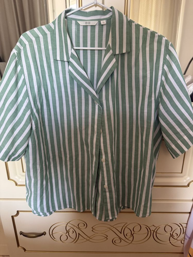 Рубашки Uniqlo лён