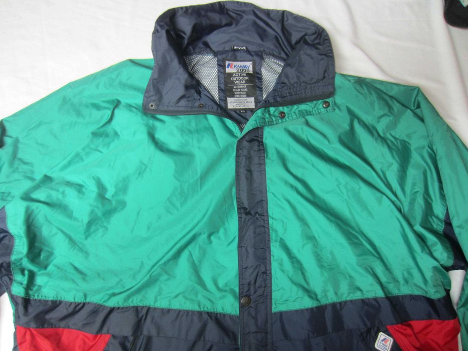 Geaca K-Way 2000,mas.XXL,protectie ploaie/vant/respirabila, gluga