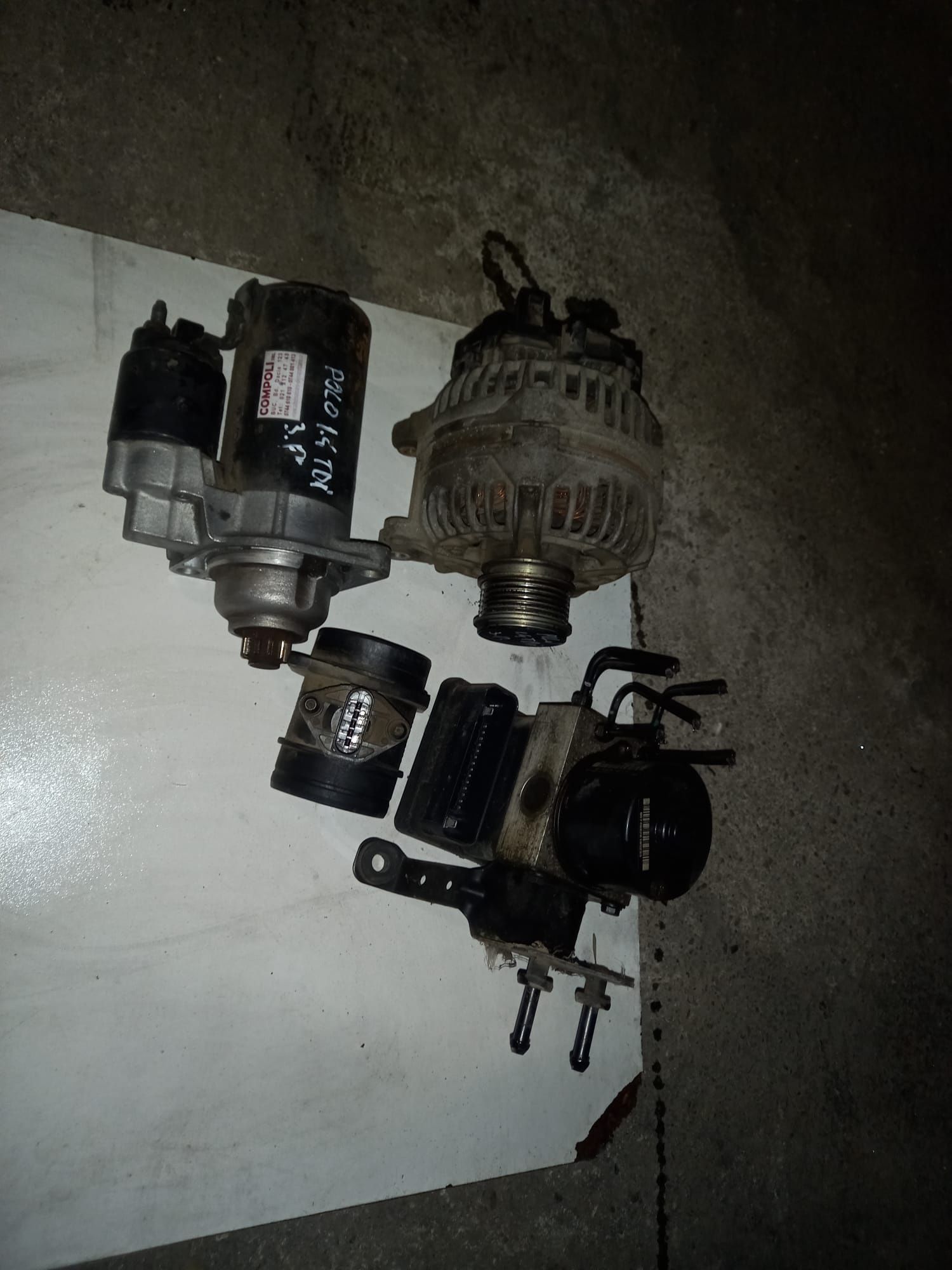 Electromotor, alternator,compresor ac ,conducte turbină vw polo 1.4 td