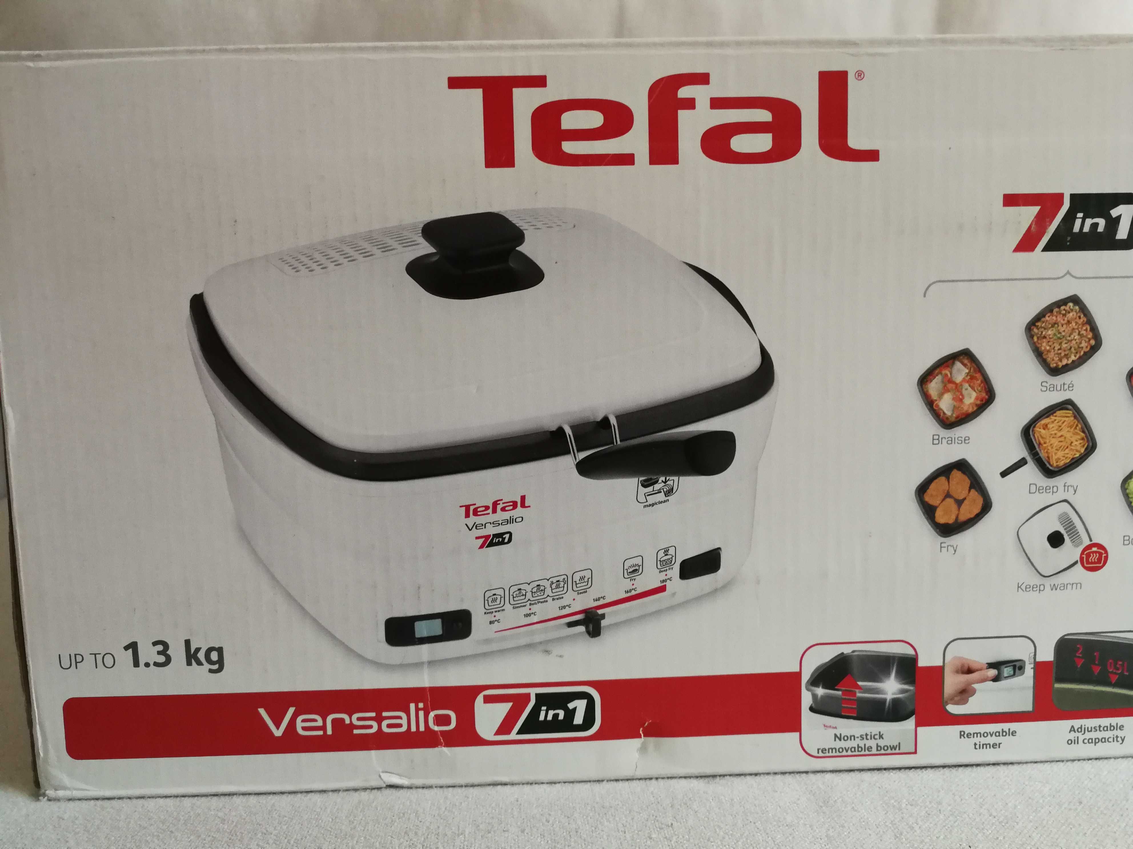 Мултифункционален уред 7 в 1 Tefal Versalio / фритюрник / мултикукър