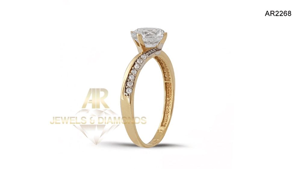 Inel Aur 14 K model nou deosebit ARJEWELS&DIAMONDS(AR2268)