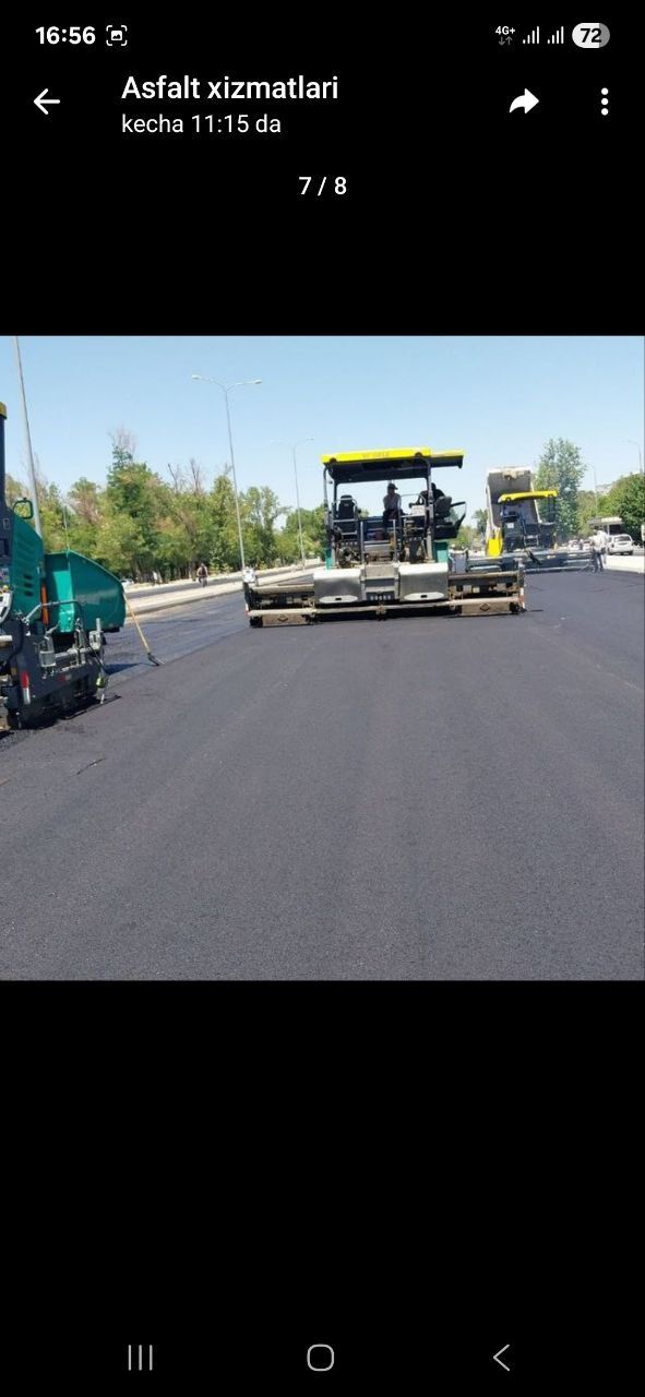 Asfalt Асфалть килиш хизмати