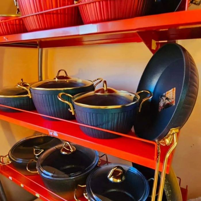 Гранитен комплект тенджери