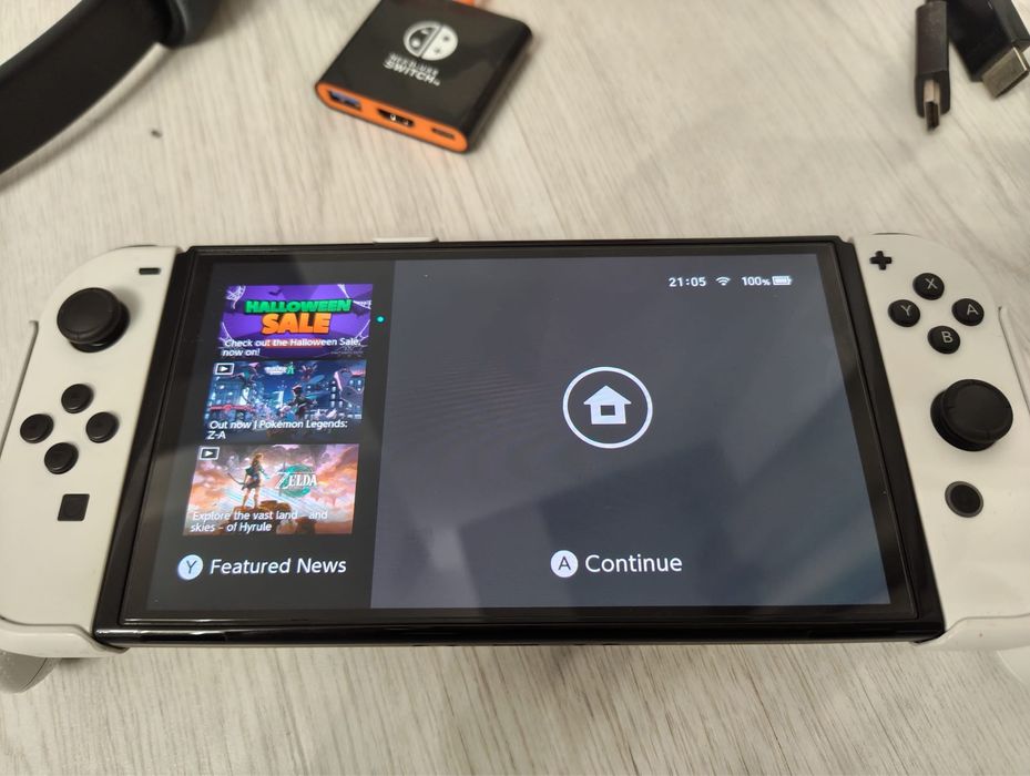 Nintendo Switch Oled IN GARANTIE + Ringfit, Zelda si accesorii