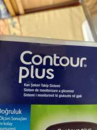 Glucometru Contour plus, sigilat, plus 5 bandelete testare.